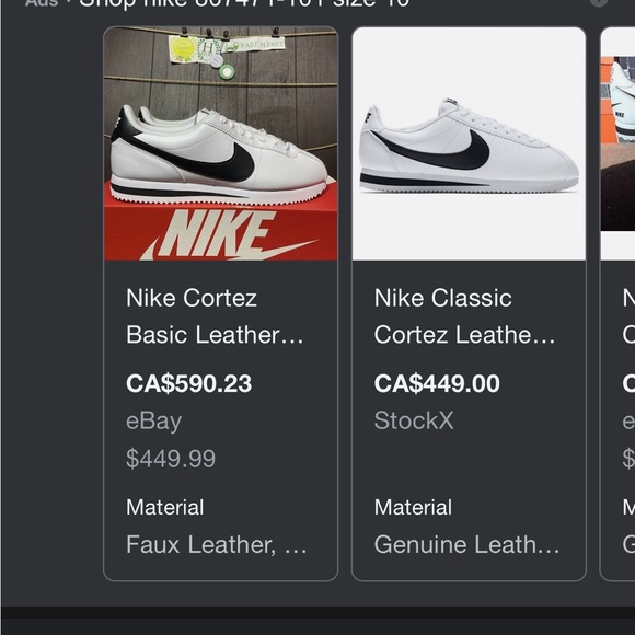 Nike cortez - Picture 2 of 2